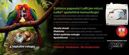 COMET rozšiřuje rodinu LoRa – spolehlivé měření, chytrá kontrola – objevte W0941 a W0941E!