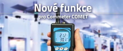 Nové funkce pro Commeter Comet