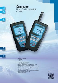 Katalogové listy - COMMETER