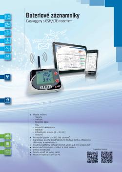 Katalogové listy - Dataloggery s vestavěným modemem