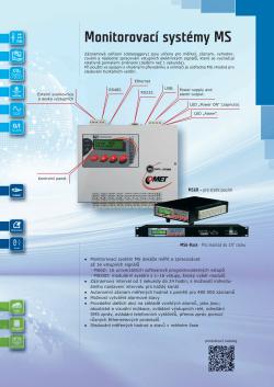 Katalogové listy - Měřící ústředny MS