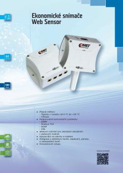 Katalogové listy - Ekonomické snímače Web Sensor