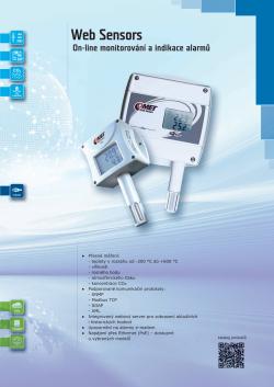 Katalogové listy - Prémiové snímače Web Sensor