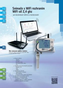 Katalogové listy - WiFi snímače