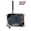 IoT bezdrátový datalogger teploty, relativní vlhkosti s konektorem pro externí sondy teploty, s vestavěným 2G modemem