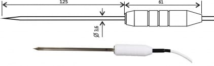 Teplotní sonda 2061-250/0, bez konektoru, kabel 5 metrů