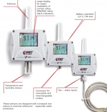 IoT bezdrátový snímač teploty, relativní vlhkosti a CO2, s výstupem do sítě Sigfox