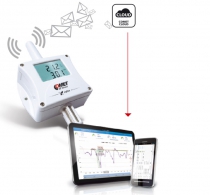 IoT bezdrátový snímač teploty, relativní vlhkosti a CO2, s výstupem do sítě Sigfox