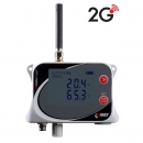 IoT bezdrátový datalogger teploty pro 2 externí čidla teploty, s vestavěným 2G modemem