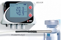 IoT bezdrátový datalogger teploty pro 2 externí čidla teploty, s vestavěným 2G modemem