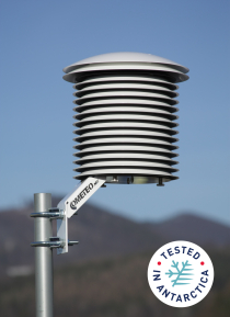 COMETEO Profesionální meteokryt před vlivy počasí, přirozeně ventilovaný