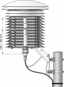 COMETEO Profesionální univerzální meteokryt před vlivy počasí, přirozeně ventilovaný