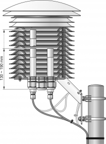 COMETEO Profesionální univerzální meteokryt před vlivy počasí pro čtyři sondy