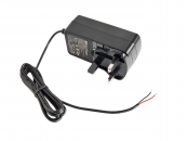 Síťový adaptér stabilizovaný 24V/1A, spínaný, s drátovými vývody, UK