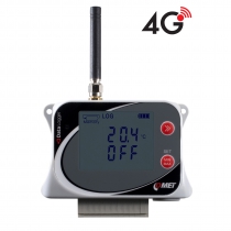 IoT bezdrátový datalogger teploty pro 2 externí čidla teploty, s dvěma binárními vstupy a vestavěným 4G modemem