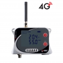 IoT bezdrátový datalogger teploty, relativní vlhkosti s konektorem pro externí sondy teploty, s vestavěným 4G modemem