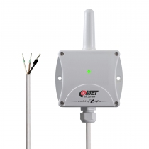 IoT bezdrátový teploměr s vestavěným čidlem teploty a vstupem pro čítání impulsů, s výstupem do sítě Sigfox