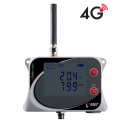 IoT bezdrátový datalogger teploty a vlhkosti z externí sondy, CO₂ a atmosférického tlaku z vestavěných čidel, s vestavěným 4G modemem