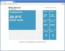WebSensor s PoE - teploměr s výstupem Ethernet