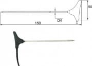 Vpichovací sonda 2091-250/E, konektor ELKA, kabel 2 metry