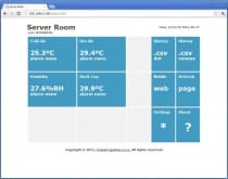 Web Sensor s PoE - čtyřkanálový snímač teploty a vlhkosti