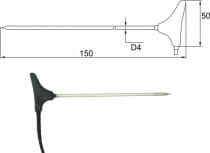 Vpichovací sonda 2091-250/M, konektor MiniDin, kabel 2 metry