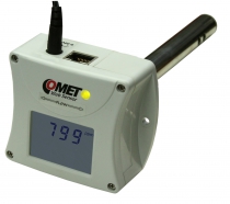 WebSensor - snímač CO2 do vzduchotechnického kanálu, výstup Ethernet