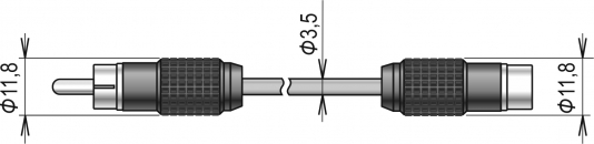 Kabel prodlužovací k sondě DSRH/C, 10 metrů